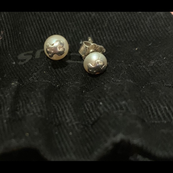 Tous pearl earrings - Picture 2 of 5